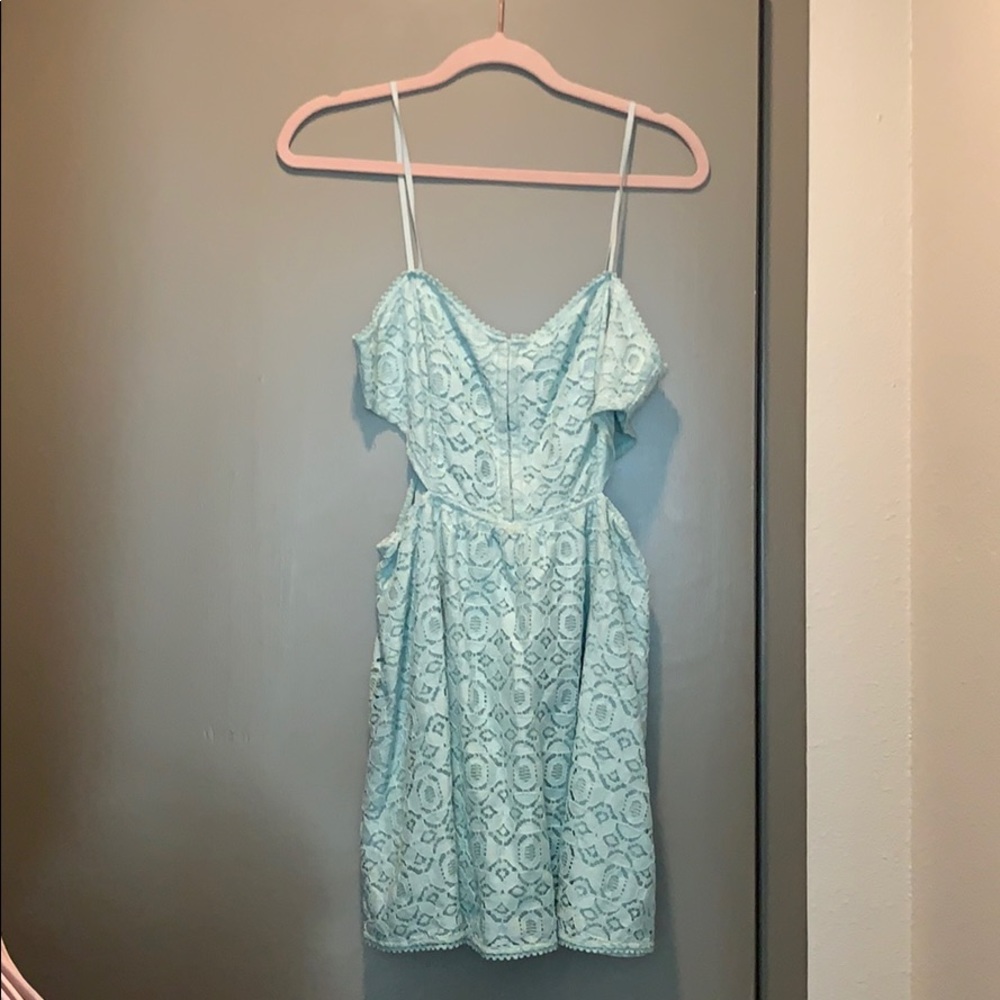 Kendall & Kylie Lace Cut Off Dress